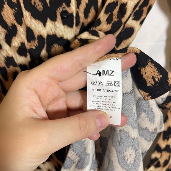 Chic Leopard Button Down Shirt - Picture 3 of 5